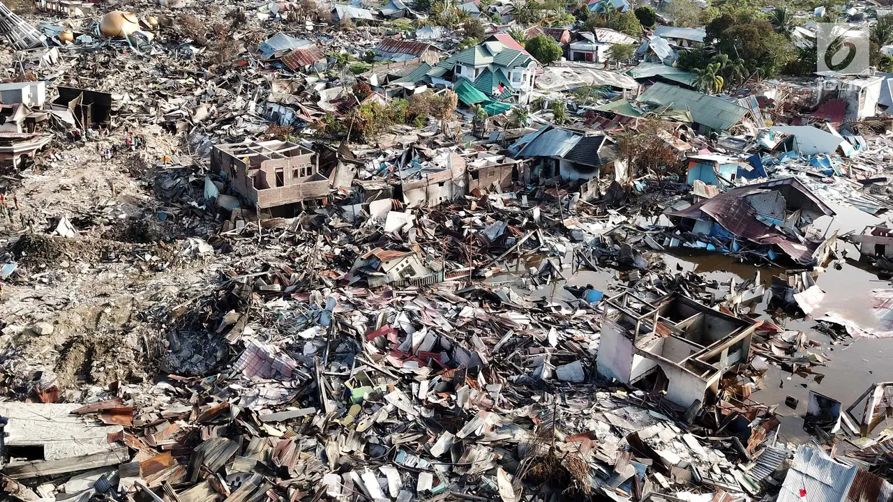 Potret Udara Ribuan Perumnas Balaroa yang Hilang Akibat Gempa