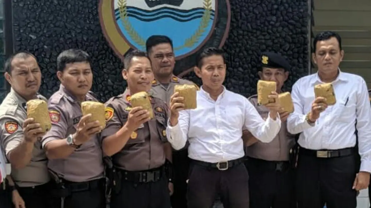 Sabu tapi Tawas di Polres Sidrap (Istimewa)