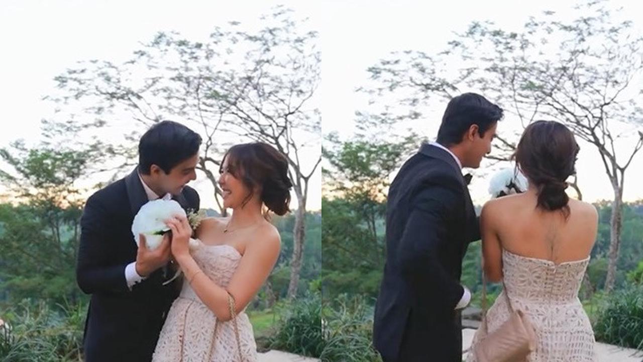 Potret Deretan Pasangan Selebritis Tangkap Buket Bunga di Pernikahan Luna Maya dan Maxime Bouttier, yang Terakhir Bikin Ngakak