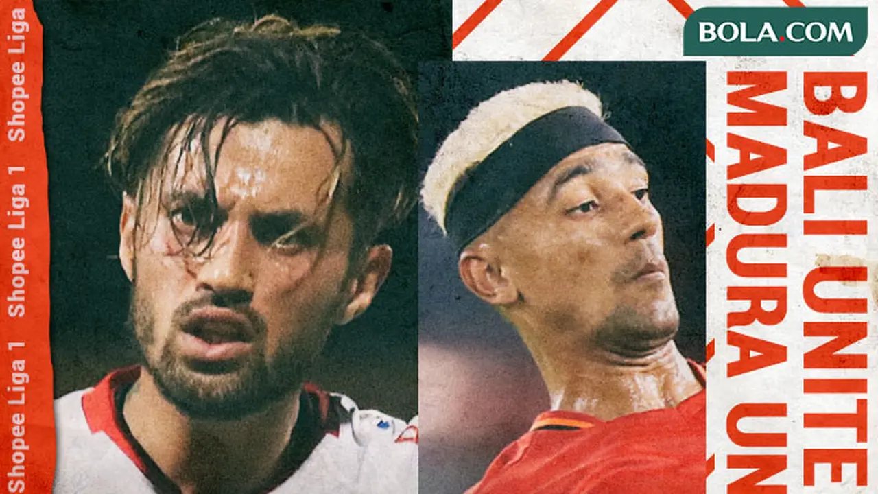 Shopee Liga 1 - Bali United Vs Madura United - Duel Pemain