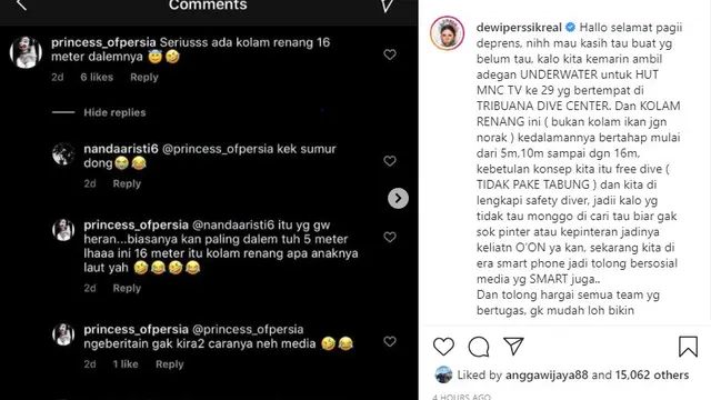 Dewi Perssik (Foto: Instagram/@dewiperssikreal)