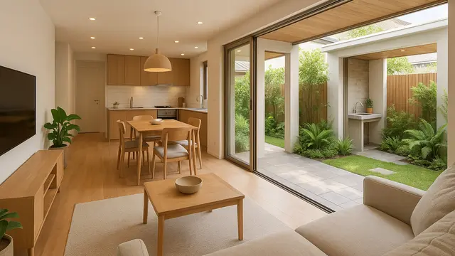 Gambar Rumah Tipe 36 Konsep Open Plan