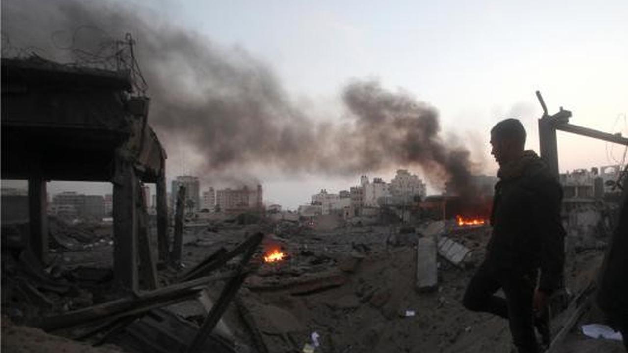 Israel gempur markas keamanan Hamas