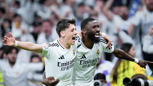 Foto: Drama di Laga Real Madrid vs Real  Sociedad, Los Blancos Susah Payah Melaju ke Final Copa Del Rey