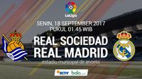 La Liga 2017 Real Sociedad Vs Real Madrid (Bola.com/Adreanus Titus)