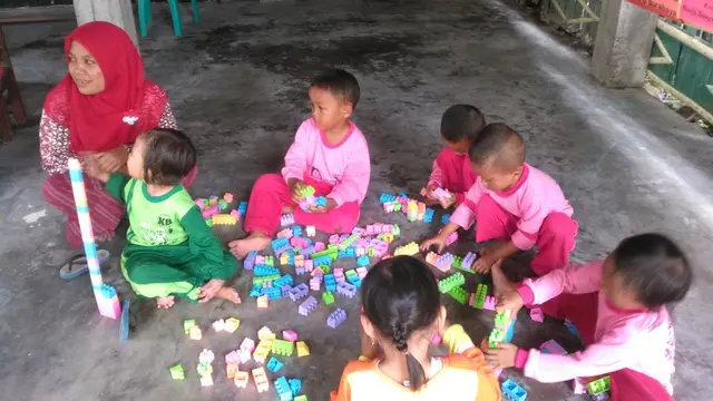 Suasana Rumah Belajar Generasi Maju di Yogyakarta.