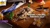 Buat kamu yang doyan ngemil, Bintang Tasty punya resep Pisang Caramel Taburan Keju nih.  (Foto: Bintang.com/Daniel Kampua, Digital Imaging: Bintang.com/Muhammad Iqbal Nurfajri)