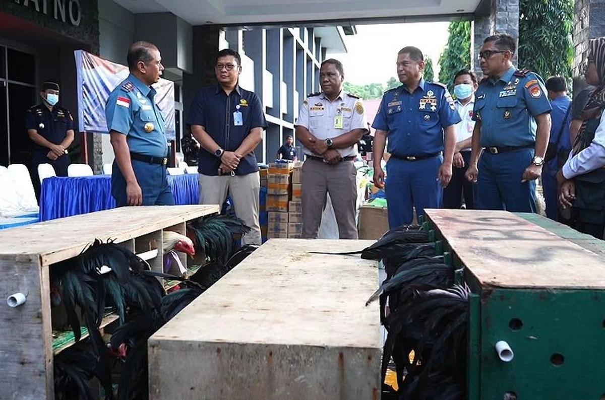FOTO: TNI Angkatan Laut Gagalkan Penyelundupan Ilegal di Sulawesi Utara