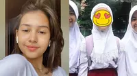 6 Foto Lawas Sandrinna Michelle saat SD, Tampil Berhijab