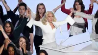 Lady Gaga Lawan Kekerasan Seksual di Panggung Oscar 2016