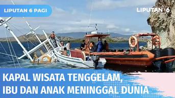 VIDEO: Kapal Wisata KM Tiana Tenggelam di Perairan Pulau Kambing, Ibu dan Anak Meninggal Dunia
