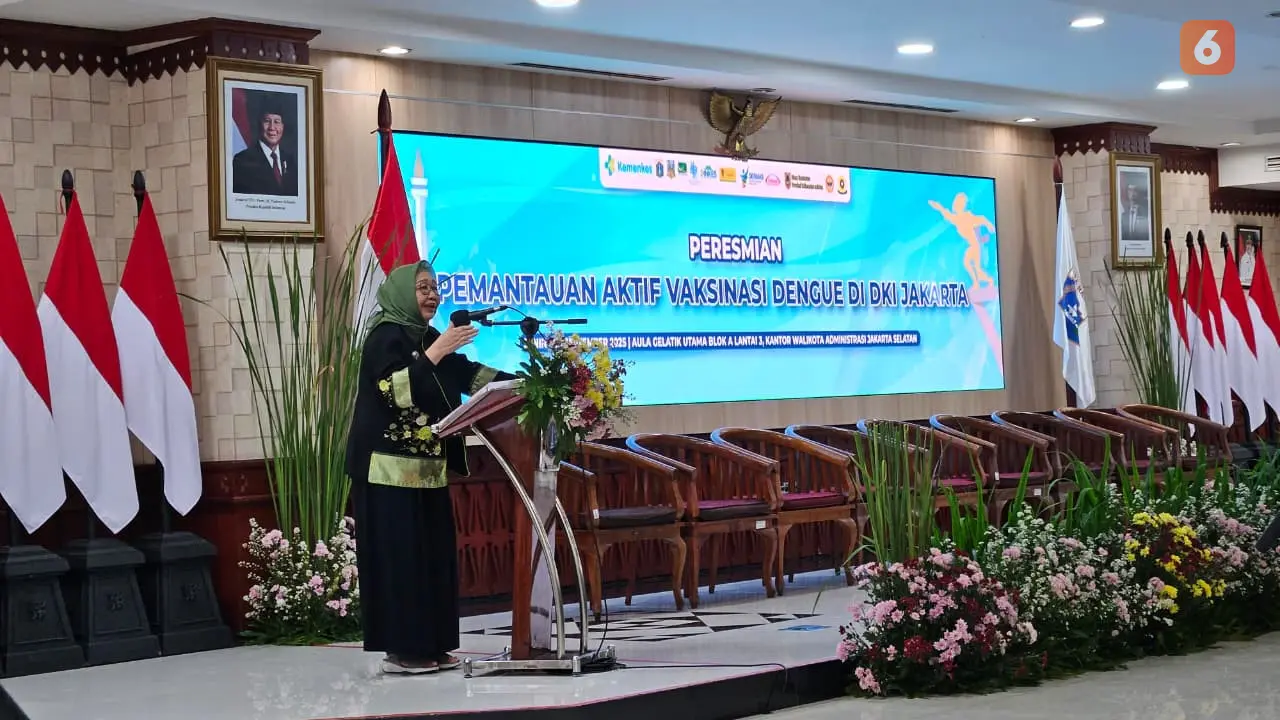 Ketua Program Vaksinasi Nasional, Prof. Dr. dr. Sri Rezeki Hadinegoro, Sp.A(K), menegaskan DBD mengancam sepanjang tahun dan vaksinasi dengue jadi perlindungan baru. (Foto: Aditya Eka Prawira/Liputan6.com)