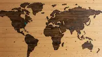 Ilustrasi peta dunia atau globalisasi. (Foto: Unsplash/ Brett Zeck)