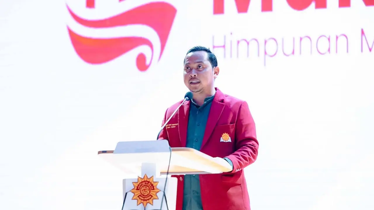 Ketua Hima PP Persis Ilham Nurhidayatullah dalam acara Launching Muktamar XI.
