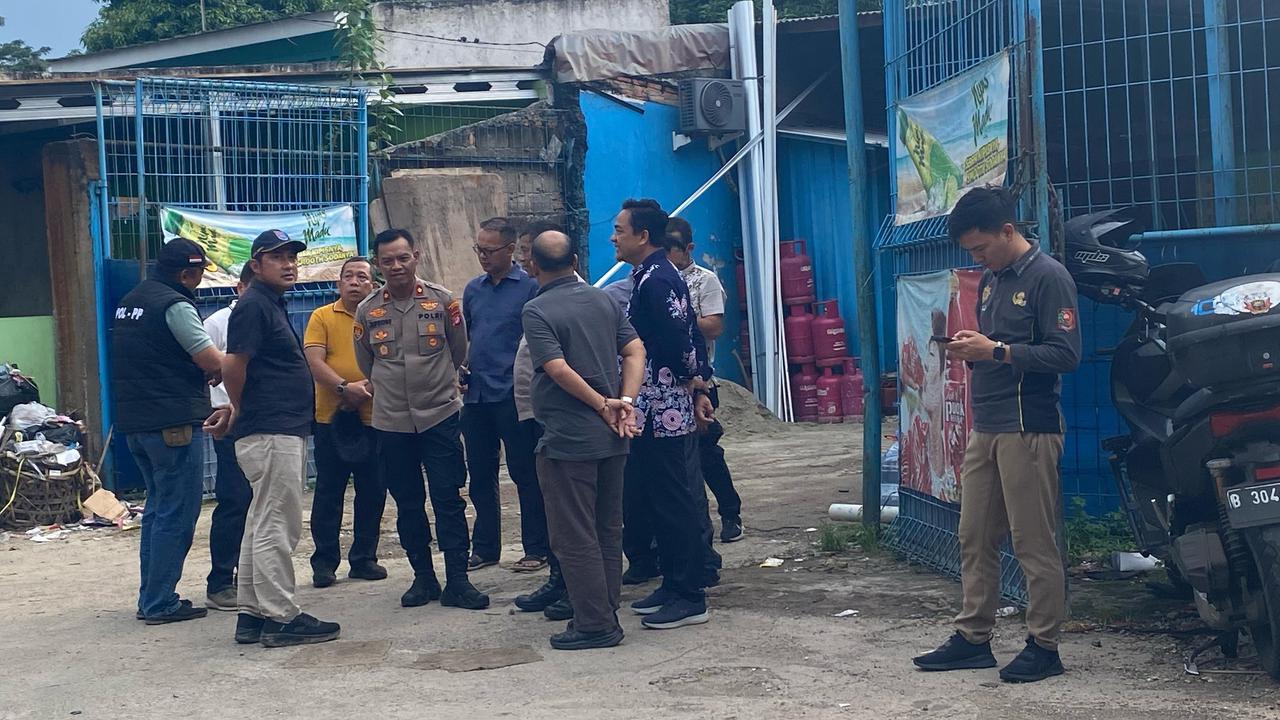 Lokasi Pembakaran Mobil Polisi
