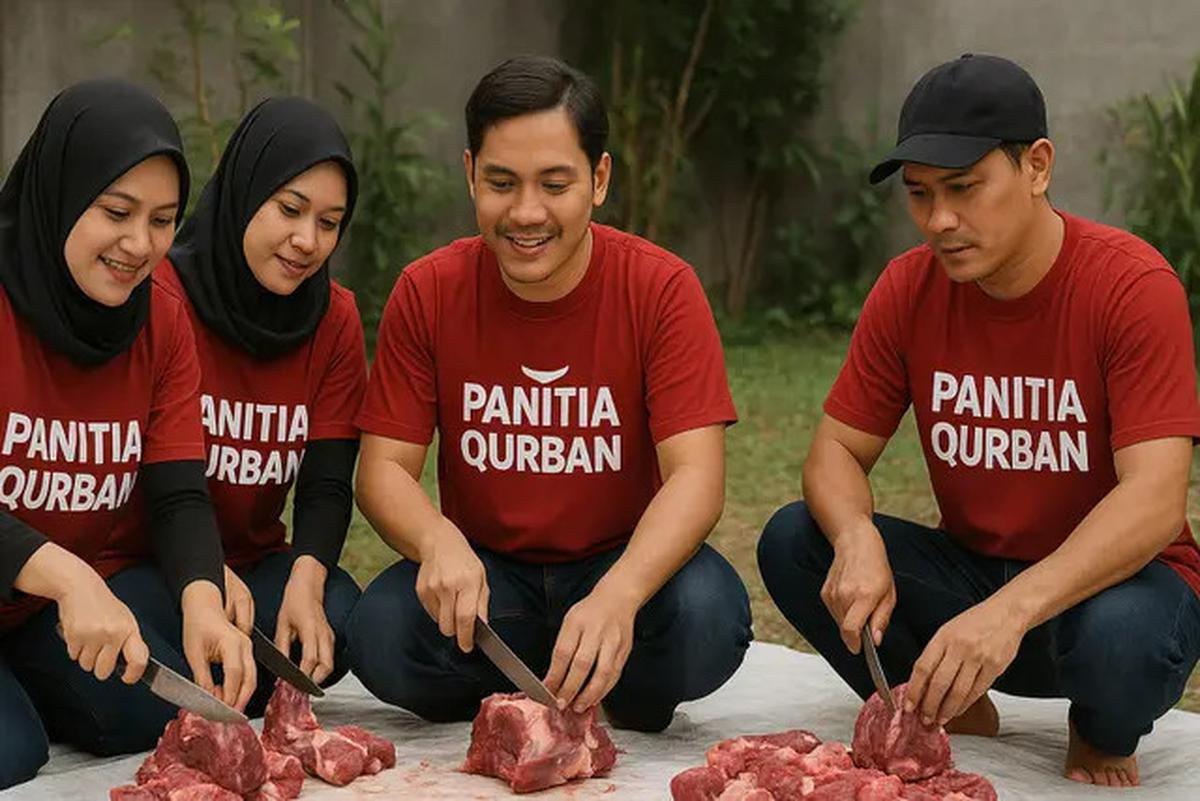 10 Rekomendasi Baju untuk Panitia Qurban Biar Enggak Ribet saat Potong Daging