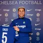 Enzo Fernandez mengenakan nomor punggung 5, yang sebelumnya dipakai Jorginho di Chelsea. (Dok Chelsea)