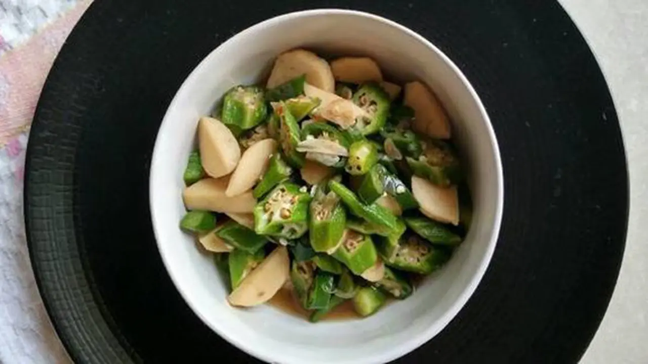 Tumis okra./Copyright cookpad.com/Intan Nastiti
