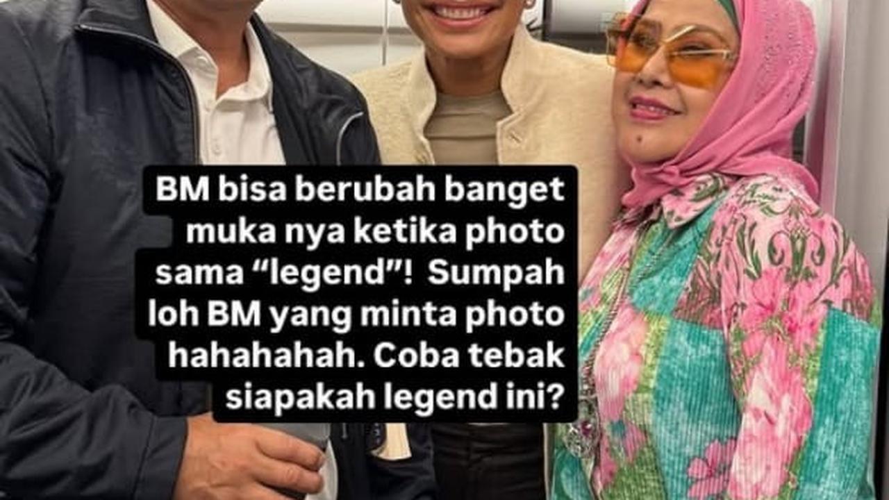 Senyum Bahagia Kasad Maruli Foto Bareng Perempuan Legend,