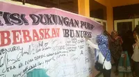 Dukungan untuk Nuril mengalir (Liputan6.com / Hans Bahanan)