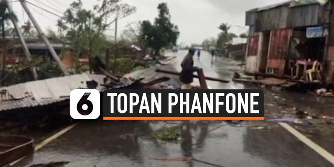 VIDEO: Topan Phanfone Terjang Filipina, Ribuan Dievakuasi