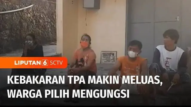 VIDEO: Asap Pekat Imbas Kebakaran TPA Putri Cempo Kian Meluas, Sejumlah Warga Pilih untuk Mengungsi
