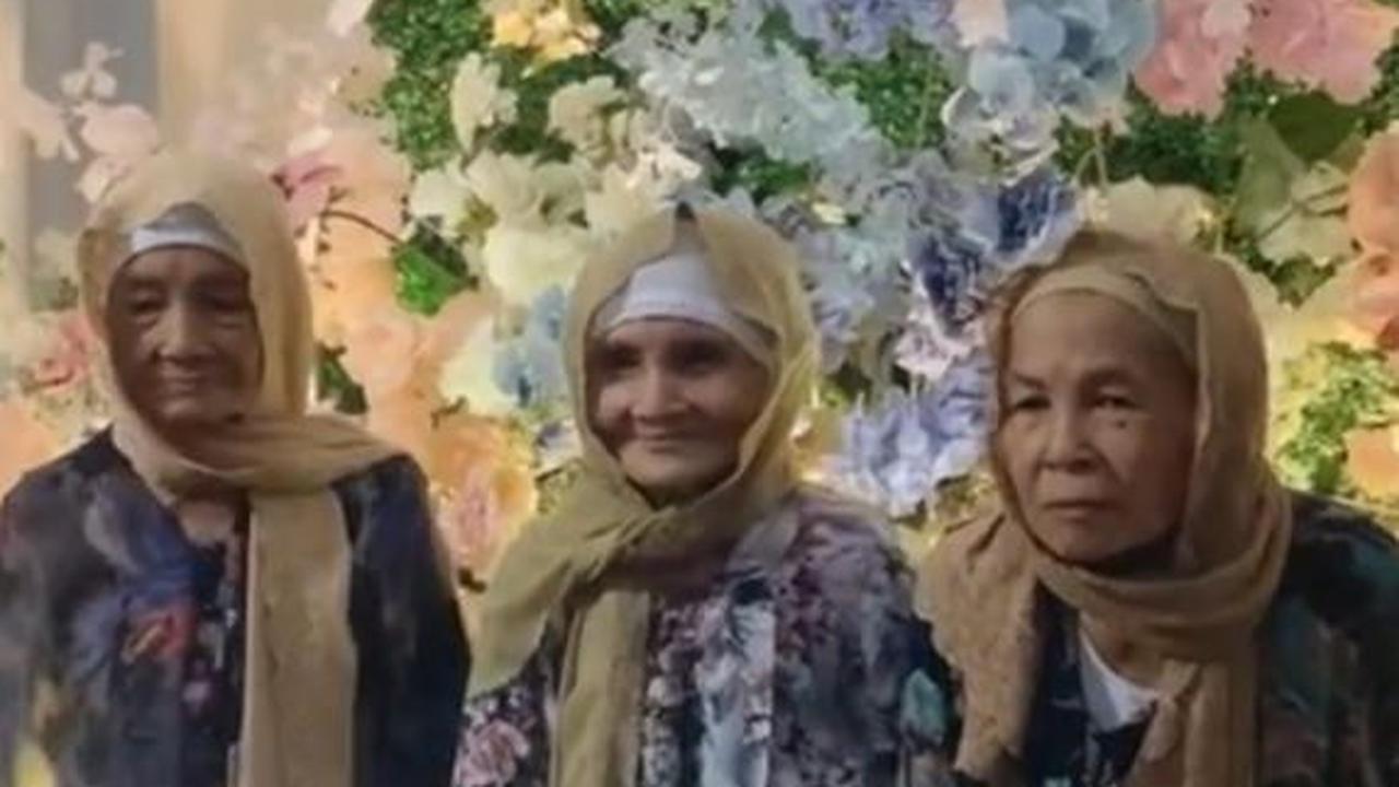 Nenek Kembar Tiga Ini Viral, Aksinya Sukses Curi Perhatian