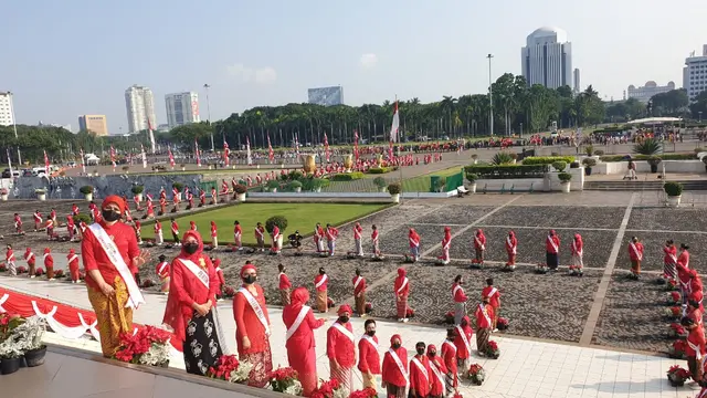 Aksi Kebaya Pertiwi Indonesia di Peringatan Kemerdekaan RI