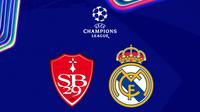 Liga Champions - Brest Vs Real Madrid (Bola.com/Adreanus Titus)