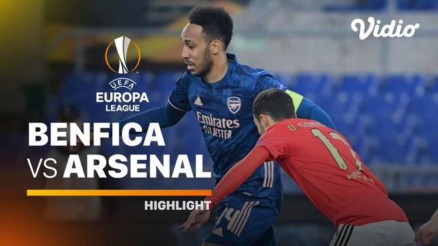 Berita video highlights laga leg I babak 32 Besar Liga Europa 2020/2021 antara Benfica melawan Arsenal yang berakhir dengan skor imbang 1-1, Jumat (19/2/2021) dinihari WIB.