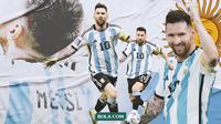 Ilustrasi - Lionel Messi Argentina 1 (Bola.com/Bayu Kurniawan Santoso)