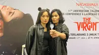 Duo The Virgin saat merilis lagu Cinta Terlarang 2 (Milik Temanku). (Dok. IST/Nagaswara)