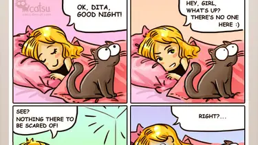 Komik Lucu Kucing Itu Bikin Gemes Tapi Kadang Manja Banget Fashion Fimela Com