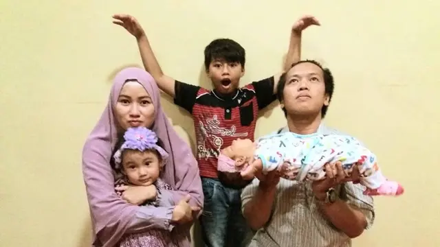 Baby and Daddy Papi Farre, Full Time Daddy untuk Trio Biang Kerok