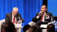 AHY saat jadi pembicara di ajang World Bank Land Conference 2024 di Washington DC, Amerika Serikat. (Istimewa)