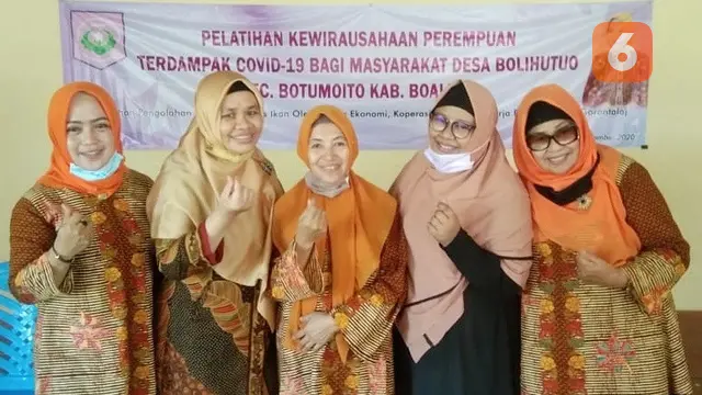 Organisasi Dharma Wanita Persatuan (DWP) Kabupaten Boalemo (Arfandi Ibrahim/Liputan6.com)