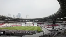 Dalam lawatannya di Indonesia, Paus Fransiskus akan melakukan kunjungan kehormatan dan bertemu dengan Presiden Joko Widodo di Istana Merdeka, Jakarta. (ADITYA AJI/AFP)