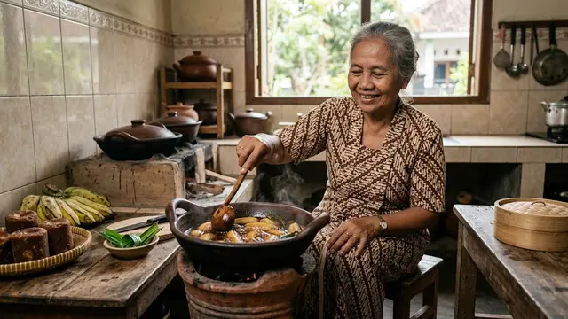 Resep Pisang Rebus Gula Aren yang Legit untuk Camilan Sederhana/AI Generated