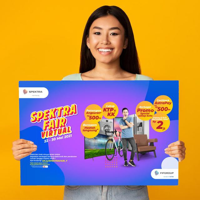 Edisi Spesial Pasca Lebaran, SPEKTRA FAIR Virtual Tebar Promo di Kota Jakarta  dan 25 Kota Besar Indonesia Lainnya