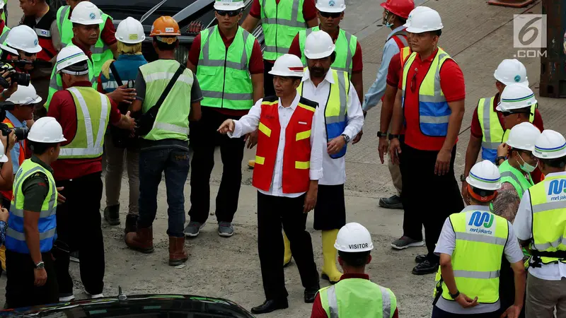 Jokowi Tinjau MRT