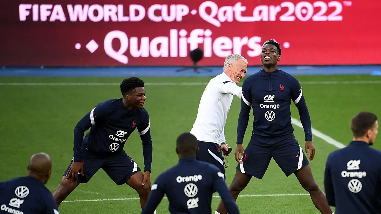 Latihan Prancis Jelang Hadapi Ukraina