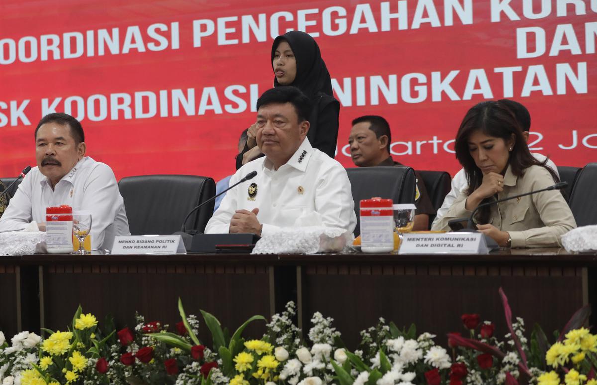 Menko Polkam paparkan capaian Desk Koordinasi Pencegahan Korupsi dan Perbaikan Tata Kelola