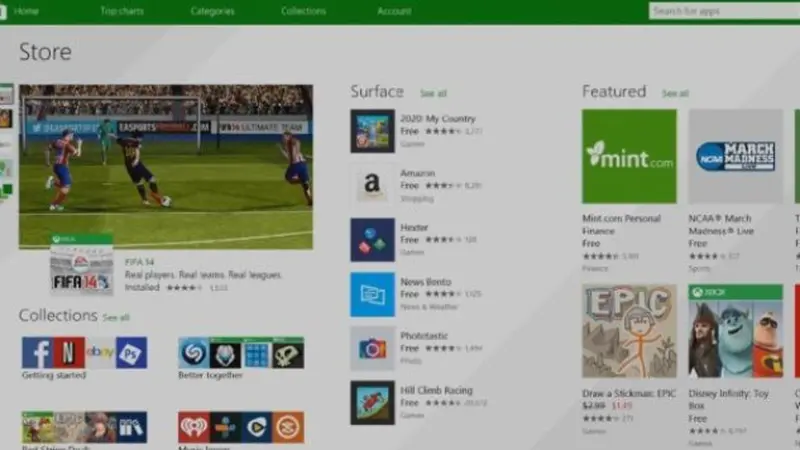 Tampilan Windows Store Terbaru Terlihat Lebih Segar