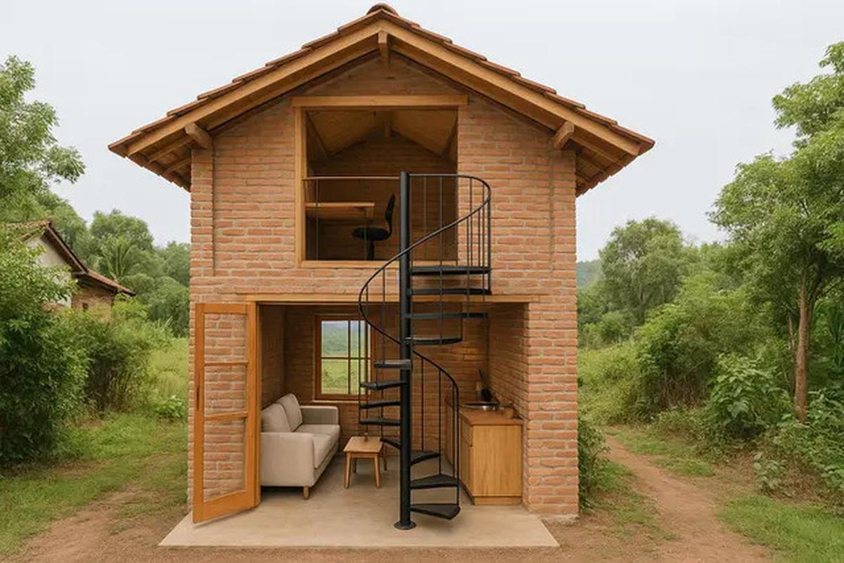 10 Model Rumah Mungil di Desa dengan Mezzanine Minimalis, Sudut Kecil Ini Auto Jadi Tempat Favorit