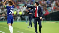Manajer Arsenal, Unai Emery. (AP Photo/Darko Bandic)