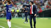 Manajer Arsenal, Unai Emery. (AP Photo/Darko Bandic)