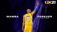 Kobe Bryant jadi cover gim NBA 2K21 untuk versi Legends Edition. (Dok. NBA 2K21)