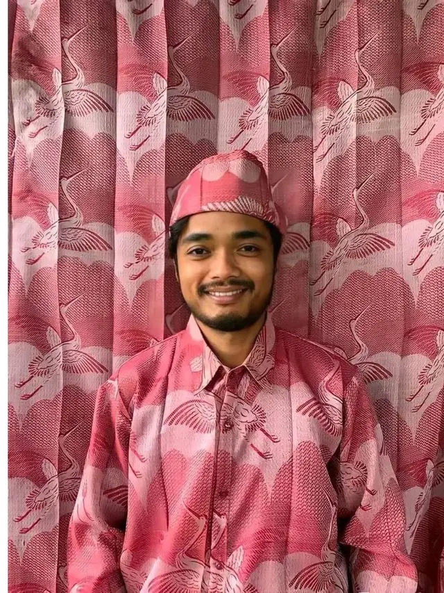 Viral Baju Lebaran Kelewat Unik Terbuat dari Gorden, Ini 6 Potretnya