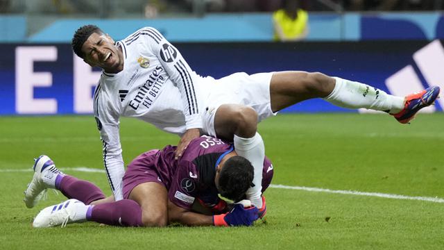 Foto: Debut Apik Kylian Mbappe, Cetak Gol ke Gawang Atalanta dan Bawa Real Madrid Juara Piala Super Eropa 2024