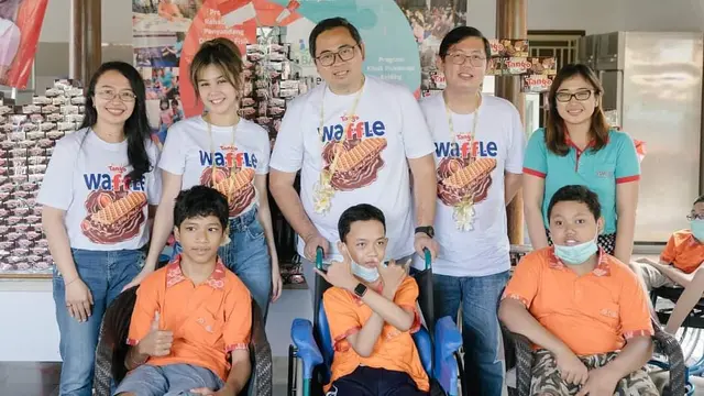 Vanesha Prescilla peduli penyandang disablitas (Istimewa)